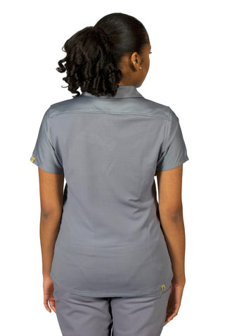 Bethany Performance Polo Scrub Top