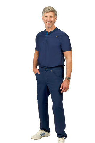 Blackhawk Henley Scrub Top