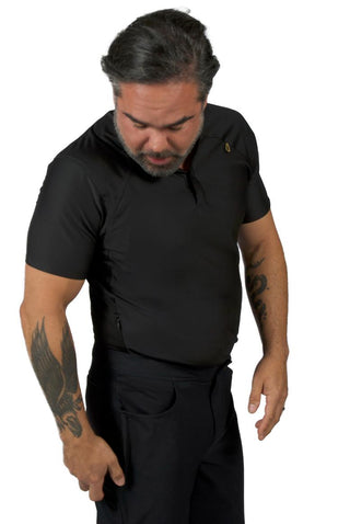 Blackhawk Henley Scrub Top