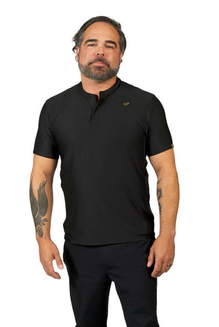Blackhawk Henley Scrub Top