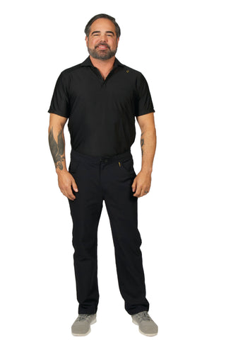 Bateman Performance Polo Scrub Top