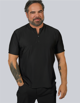 Benhurst 1/4 Zip Scrub Top