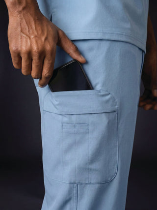 Amos Tech Cargo Pant - Essential Blue