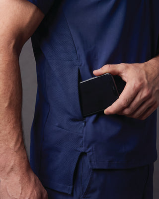 Bateman Performance Polo Scrub Top