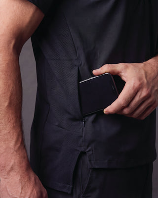 Bateman Performance Polo Scrub Top