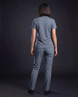 Bethany Performance Polo Scrub Top