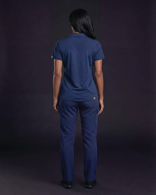 Bethany Performance Polo Scrub Top
