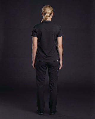 Bethany Performance Polo Scrub Top