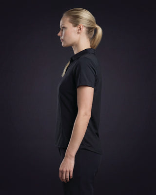 Bethany Performance Polo Scrub Top