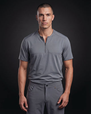 Benhurst 1/4 Zip Scrub Top