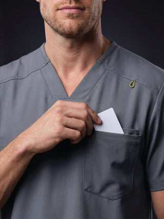 Men's Canton V-Neck Scrub Top